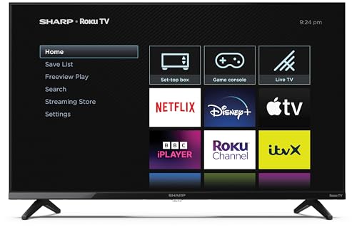 SHARP 40GD2225K 40" Full HD Roku Smart TV โ Frameless LED