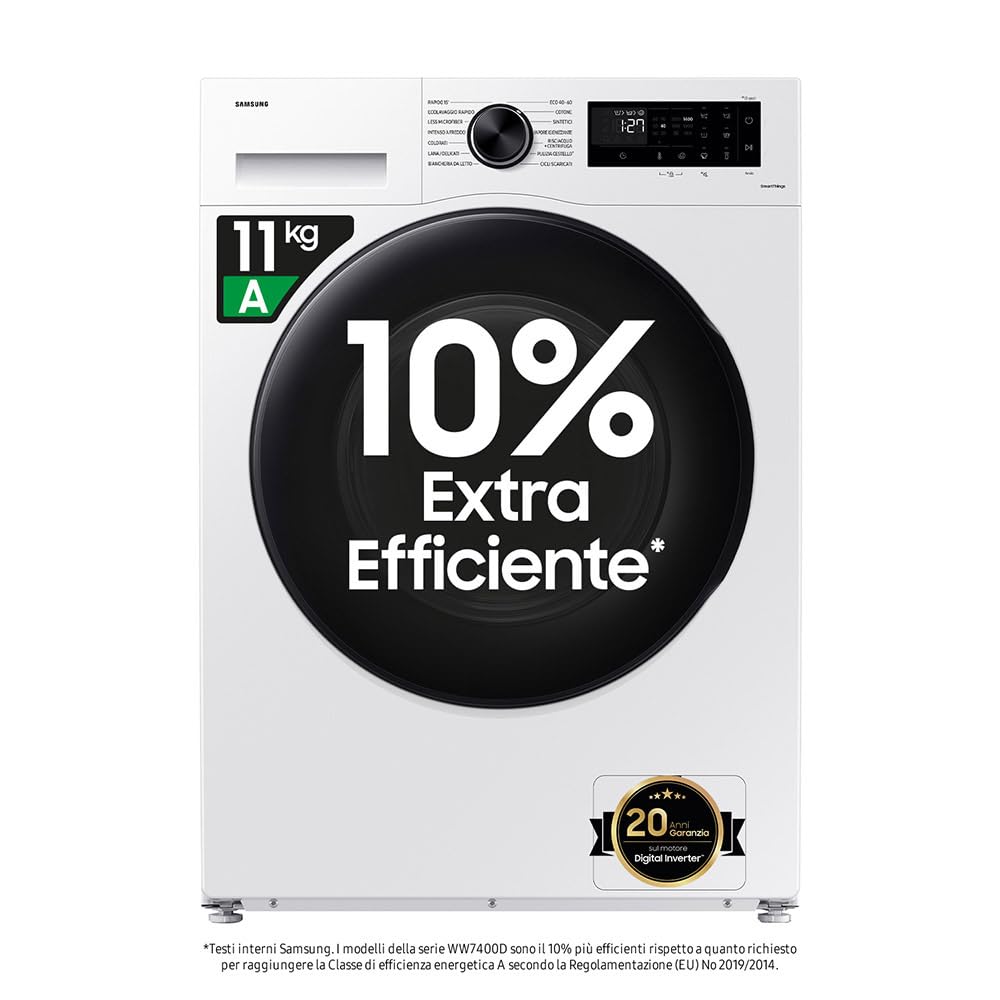 Samsung Series 5 AI Energy SpaceMax™ WW11DG5B25AEEU 11kg Washing Machine
