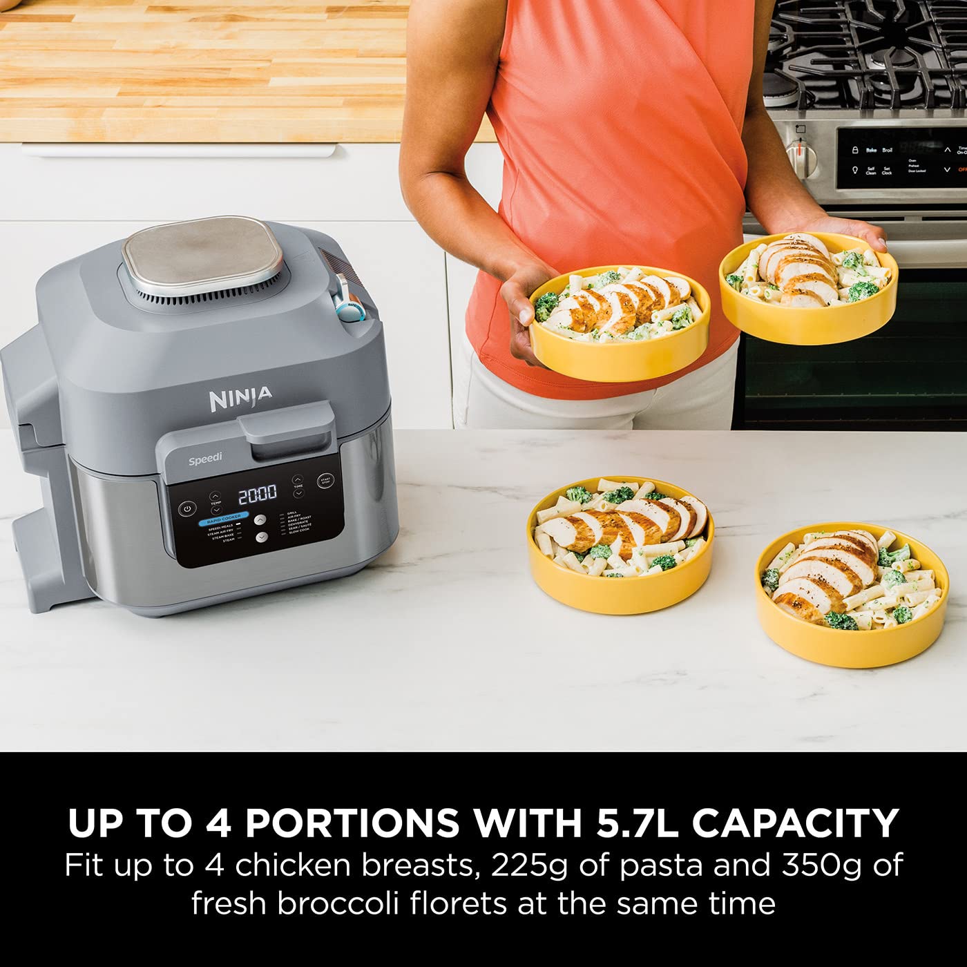 Ninja Speedi 10-in-1 Rapid Cooker, Air Fryer and Multi Cooker, 5.7L, Meals for 4 in 15 Minutes