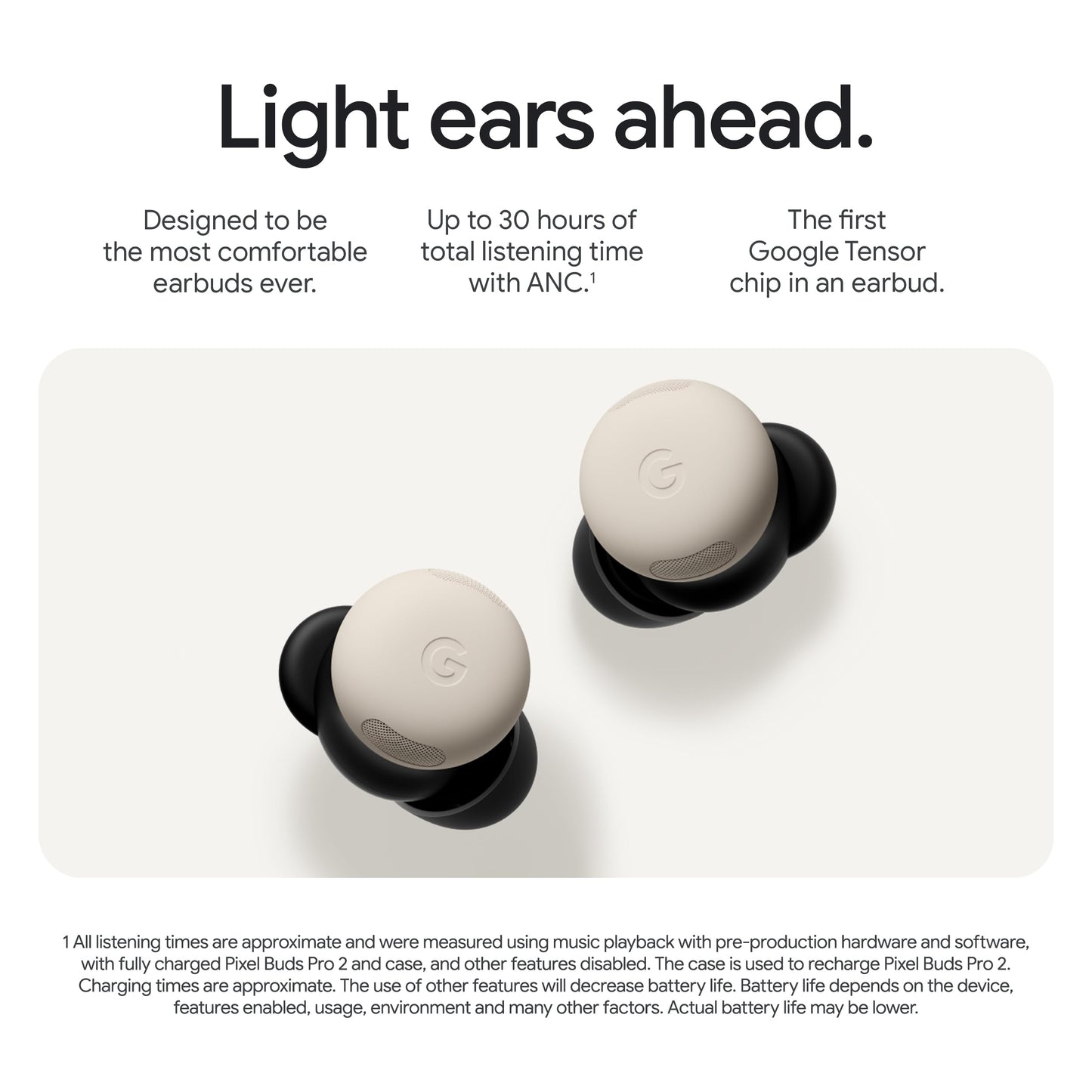 Google Pixel Buds Pro 2 - Wireless Earbuds with Active Noise Cancellation – Bluetooth Headphones - Peony