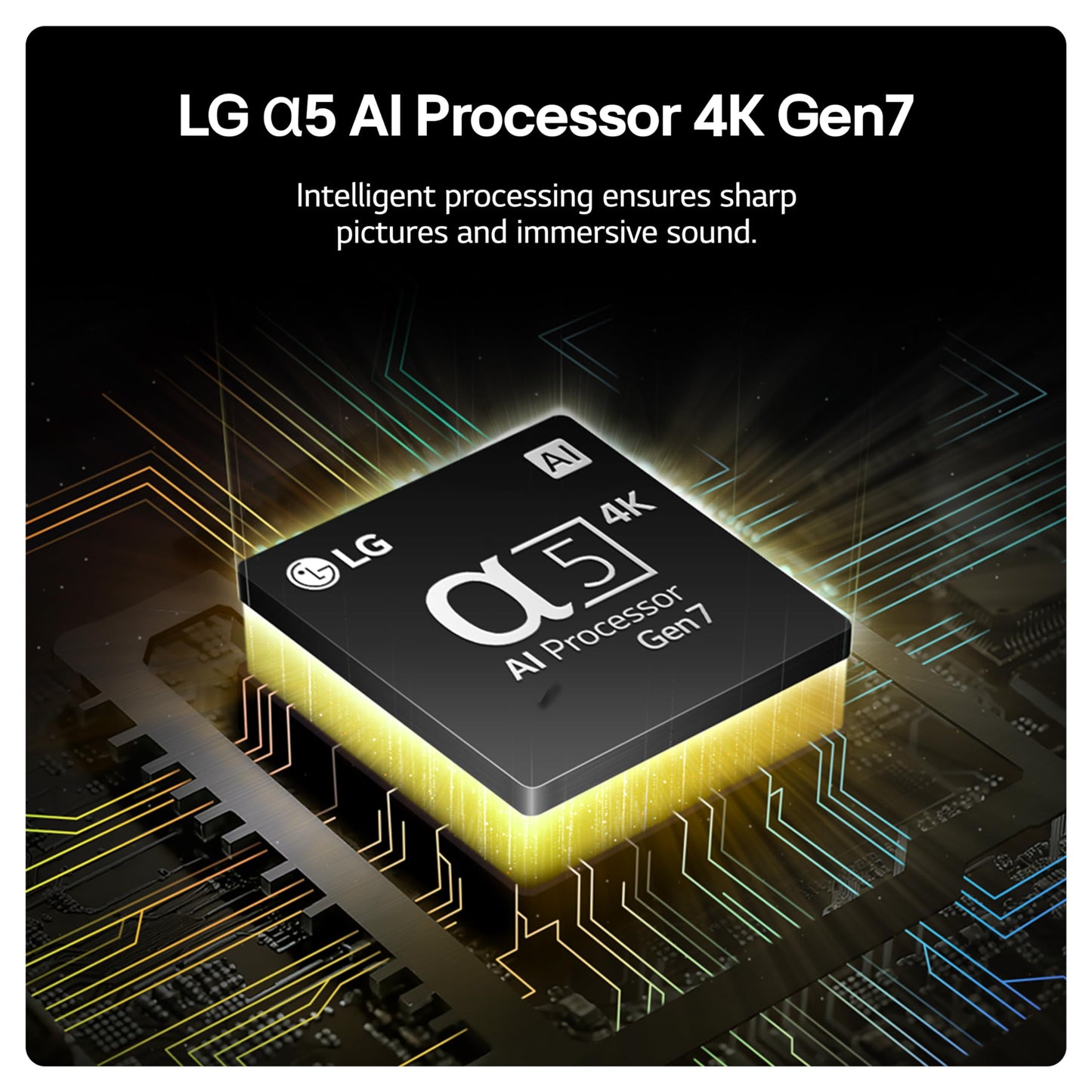 LG 43UT73006LA 43-Inch 4K UHD Smart TV, α5 AI Processor Gen7