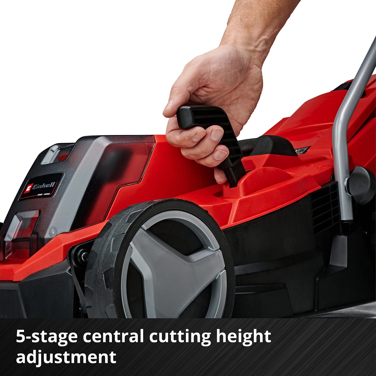 Einhell Power X-Change 18/33 Cordless Lawnmower With Battery and Charger - 18V, Brushless Motor
