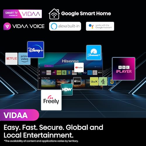 Hisense 43 Inch 4K Smart TV 43E6NTUK - Dolby Vision, Game Mode PLUS