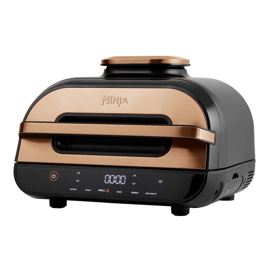 Ninja Foodi MAX Health Grill & Air Fryer with Digital Cooking Probe, 6-in-1; Grill, Fry, Bake