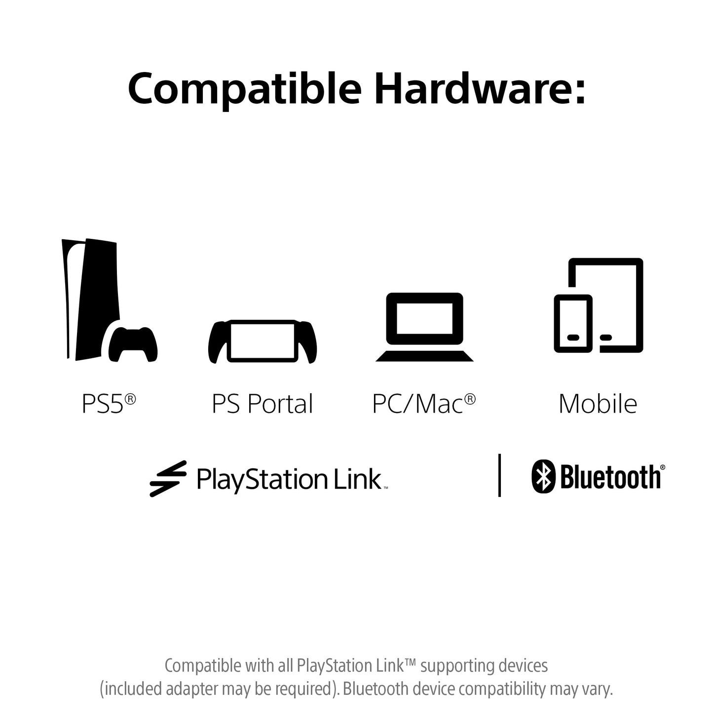 PlayStation Sony, Casque-Micro sans Fil Pulse Elite 5, PC et Mac