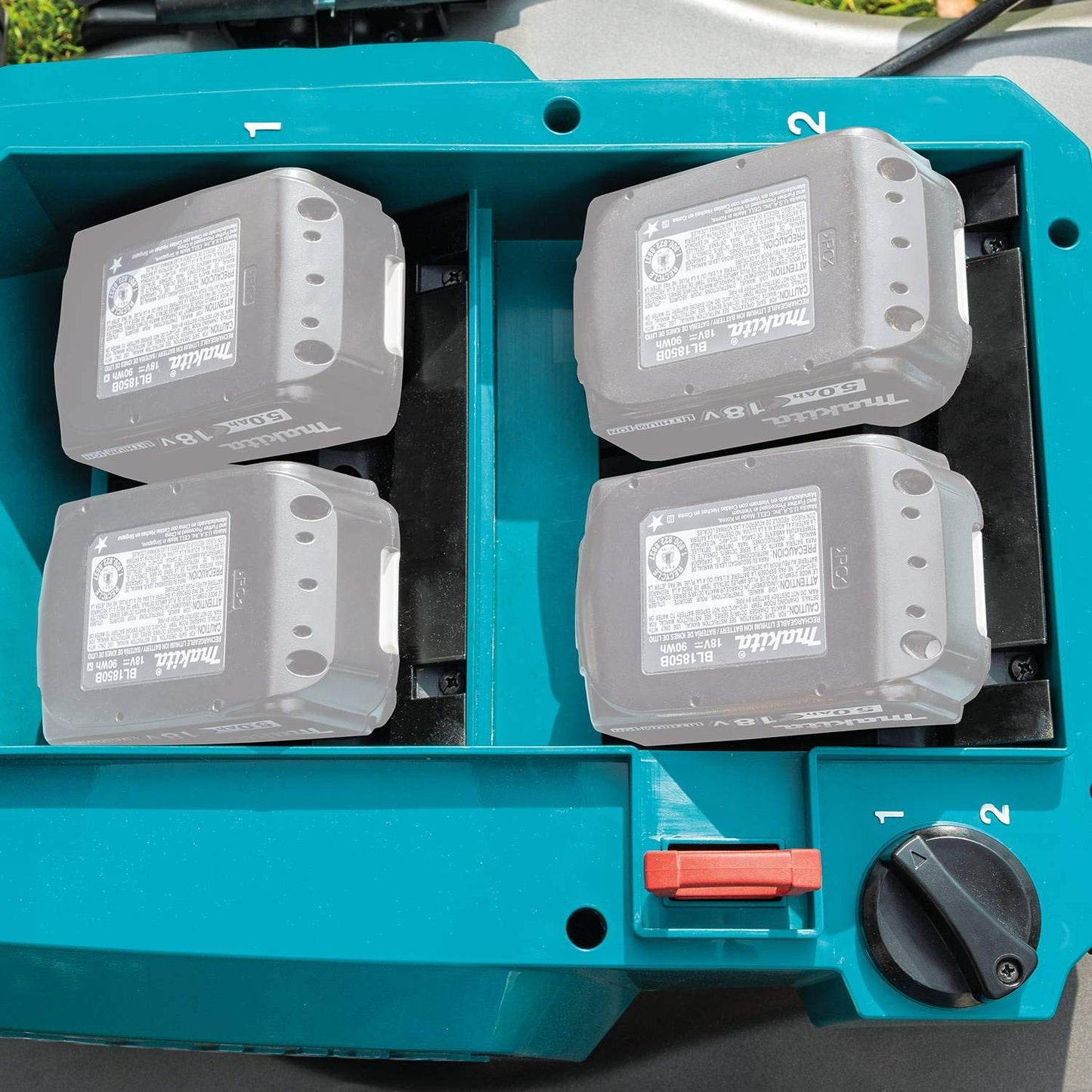Makita DLM533Z Twin 18V (36V) Li-ion LXT 53cm Brushless Lawn Mower - Batteries and Charger Not Included