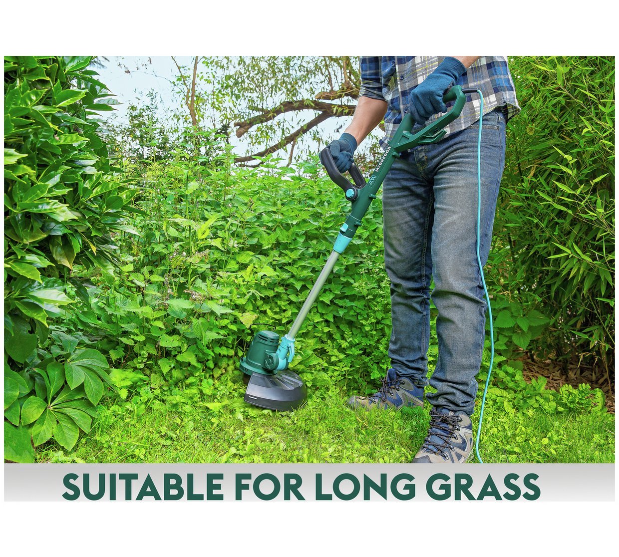 McGregor 30cm Corded Grass Trimmer - 450W
